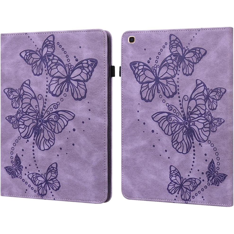 For Samsung Galaxy Tab 10.1 Inch 2019 T510 Slim Folding Stand Folio Tablet Case, Adjustable Fixing With Card Slot Shockproof Tablet Case 7770197796255
