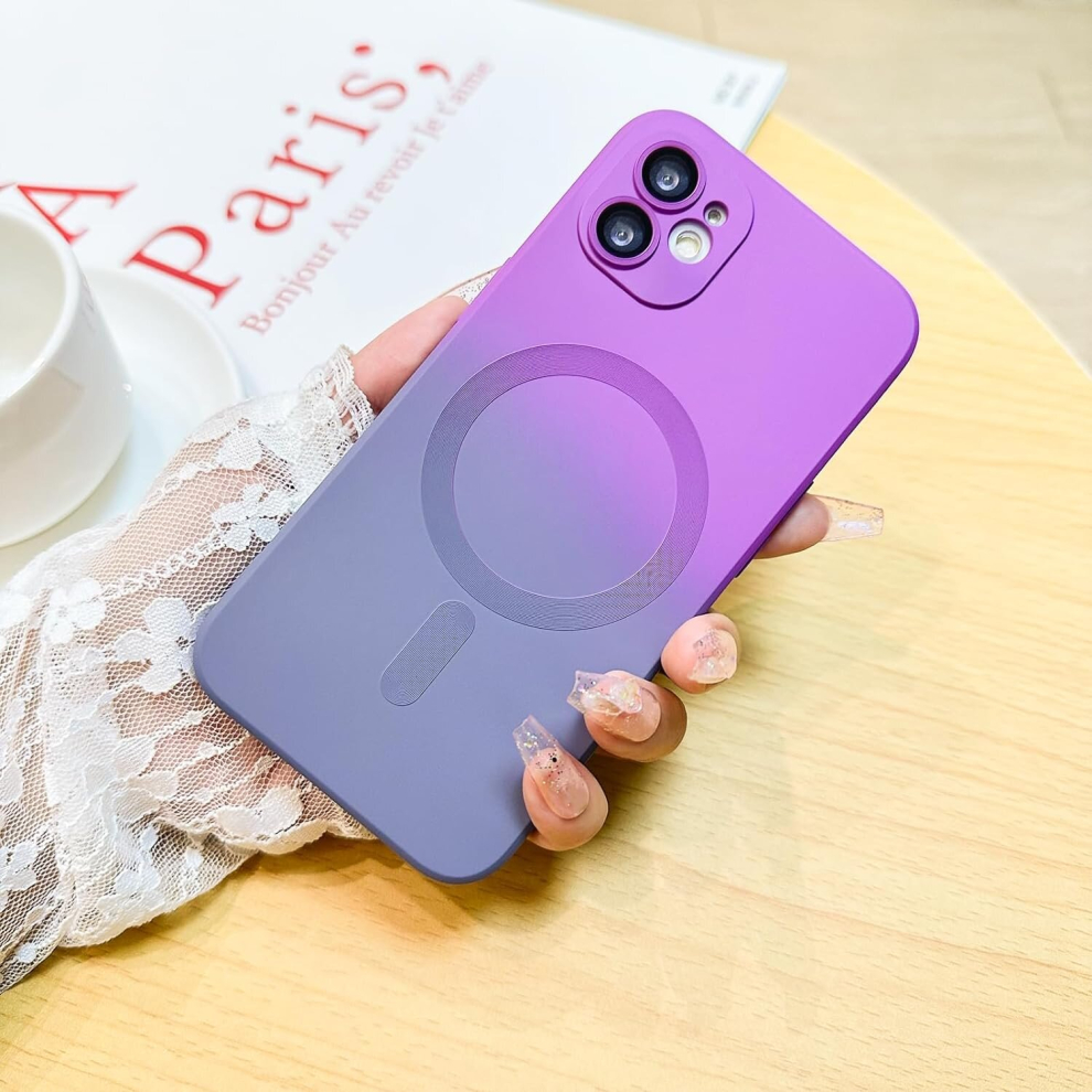 Iphone 12 Case [Compatible With Magsafe] Soft Tpu Bumper Anti-Drop Anti-Scratch Shockproof Full Camera Lens Protective Slim Multicolor Magnetic Cover 7770197798105