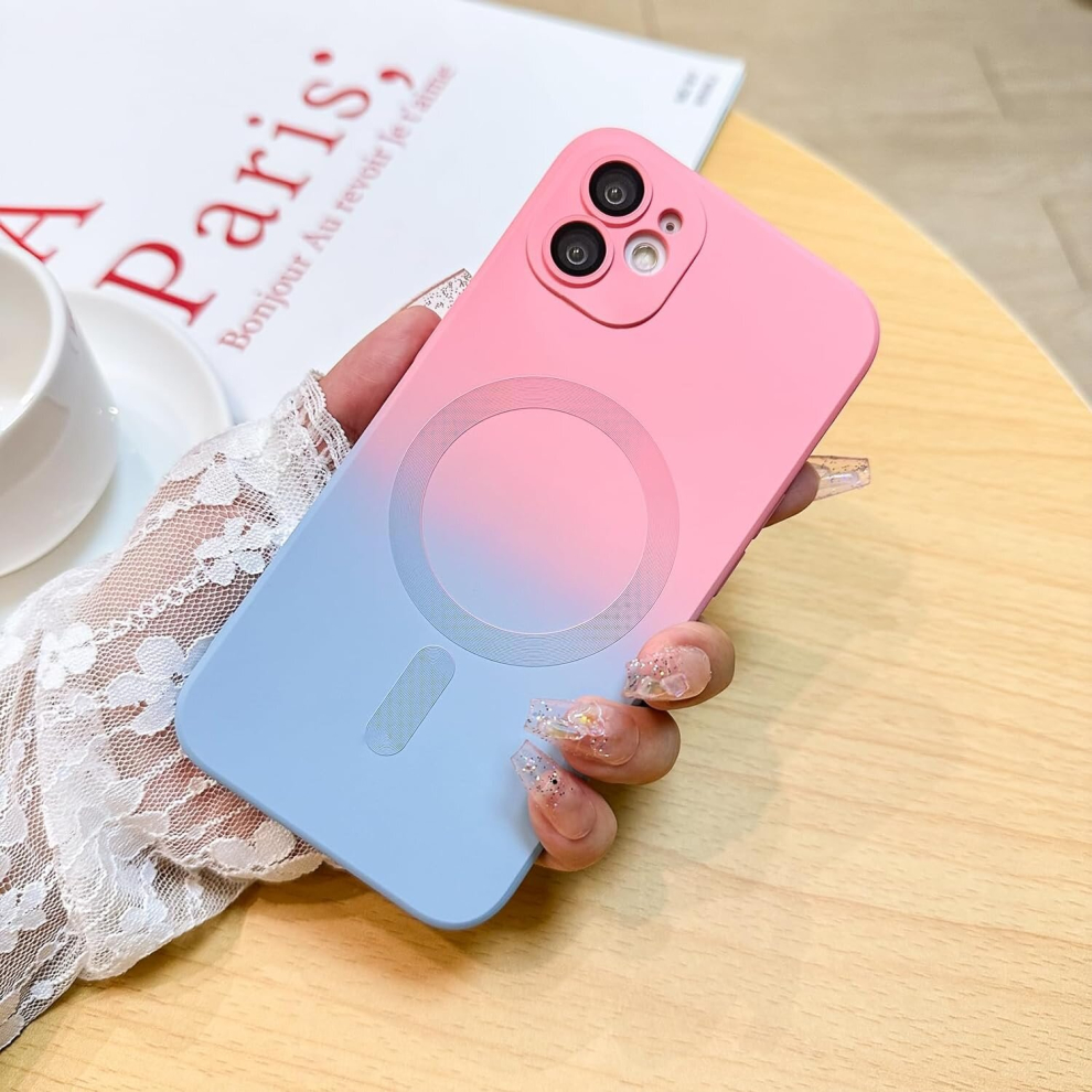 Iphone 12 Case [Compatible With Magsafe] Soft Tpu Bumper Anti-Drop Anti-Scratch Shockproof Full Camera Lens Protective Slim Multicolor Magnetic Cover 7770197798082