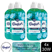 (Buy 4) Comfort Fabric Conditioner Waterlily & lime 30W