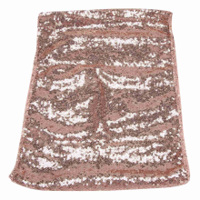 Rectangle Sequin Tablecloth Banquet Table Runner Wedding Reception Party Decor, 1 Rose Gold