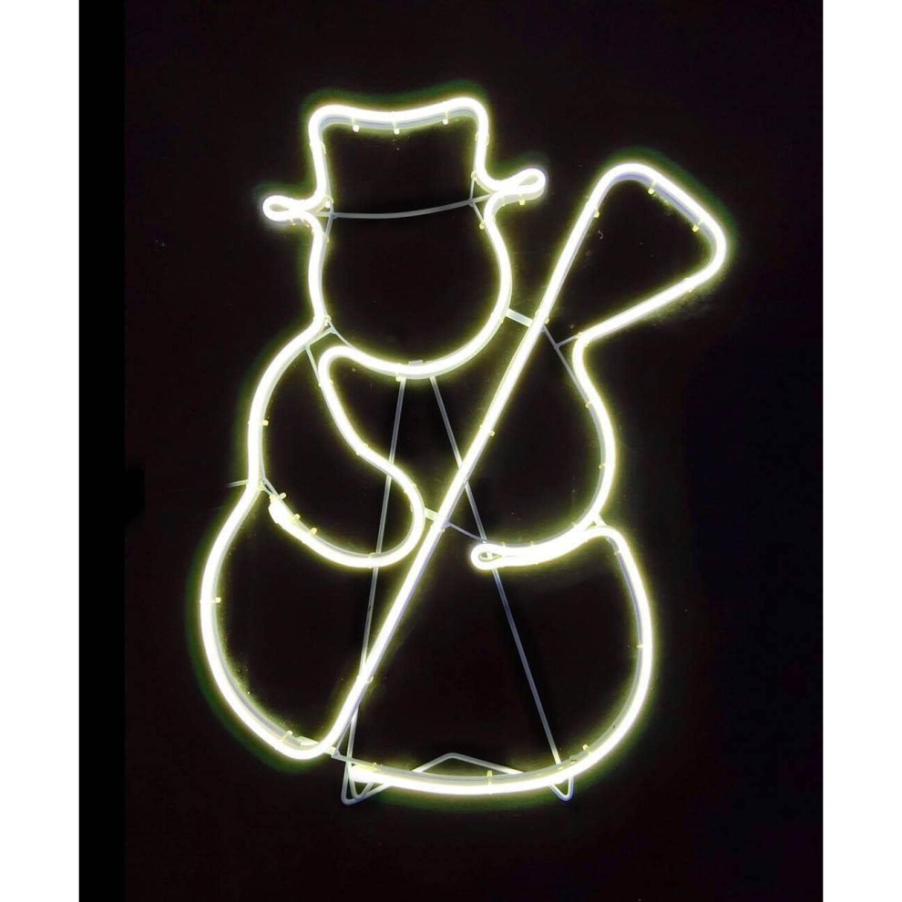 Garden Store Direct Snowman Neon Rope Silhouette Light