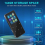 MP3 Player,With Bluetooth 5.2 Portable High Fidelity Lossless Sound Music Player with 128GB Card/Speaker/E-Book Reading 4