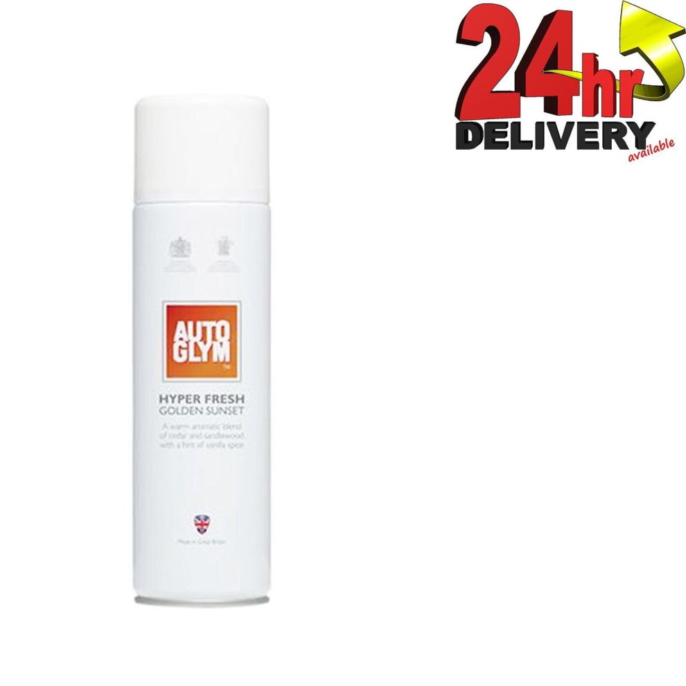 Autoglym Hyper Fresh Sunset 450Ml Aerosol Air Freshener Golden