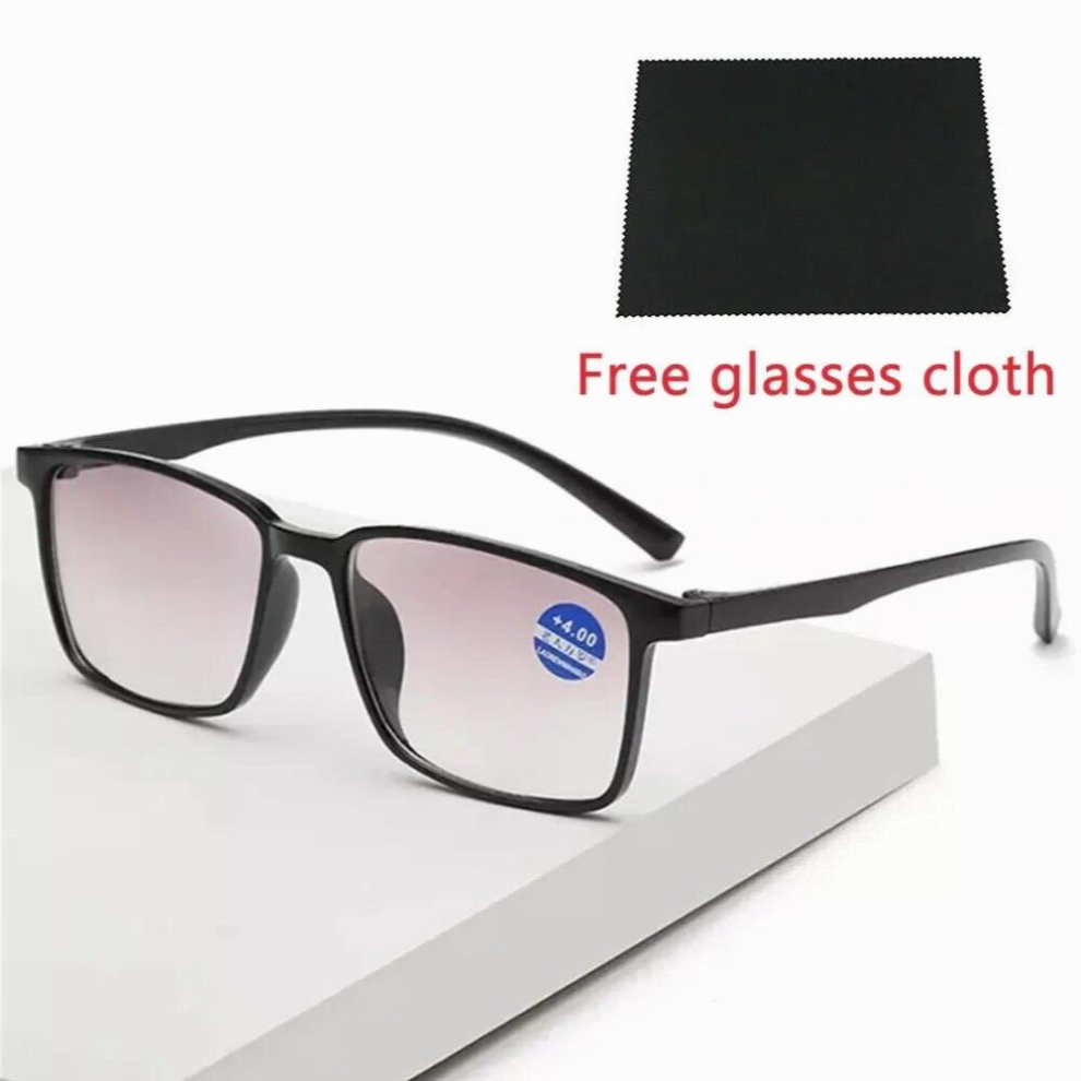 Bifocal Reading Glasses Mens Presbyopia Glasses Near and Far Sunglasses Optical Prescription Glasses Eye Glasses for Women