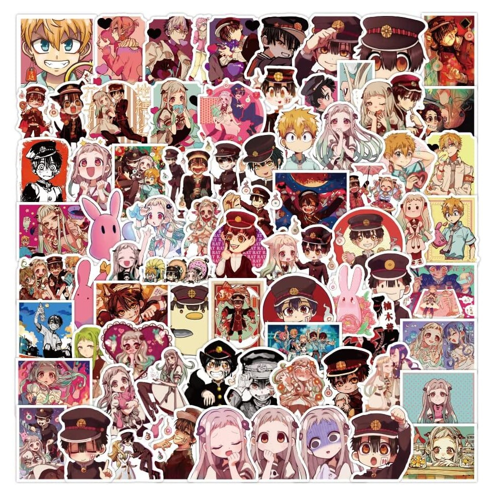 Cartoon Sticker 100pcs Popular Vinyl Waterproof Stickers for Teens Kids Adults Laptop Guitar Snowboard