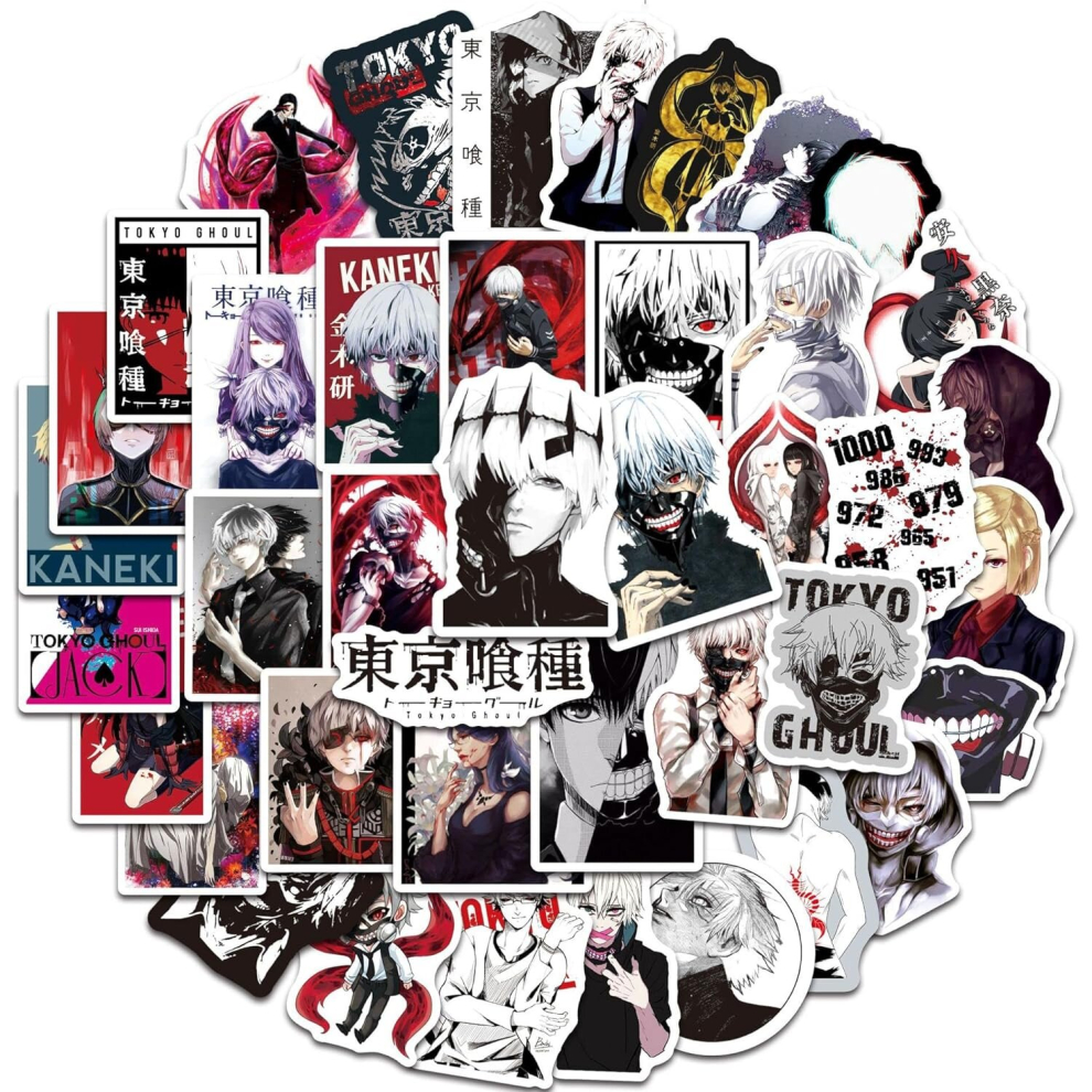 50 PCS Anime Stickers,Waterproof Vinyl Stickers for Laptop Guitar Water Bottle Luggage Bike Fashion Decals for Kids Teen Girls Adults. (Anime 5)