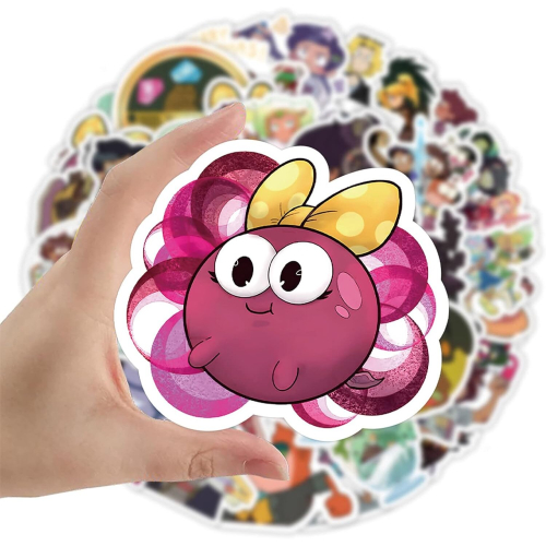 50pcs Amphibia Stickers Waterproof Vinyl Kawaii Stickers for Kids Teens ...