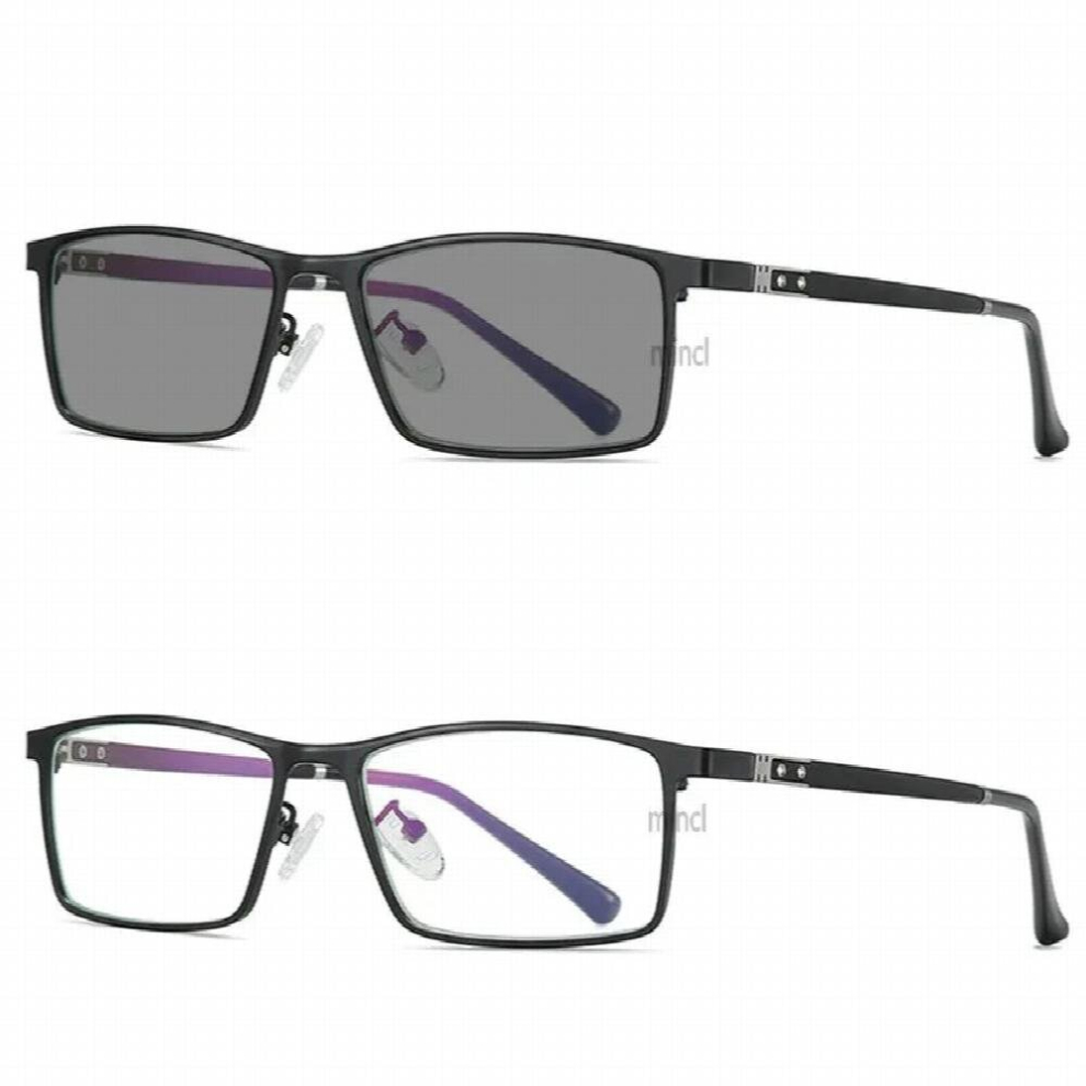 Multicoloured Vintage Transition Sun Photochromic Reading Glasses Men Square Multifocal Diopter Progressive Glasse Female Reading Glasses Fml