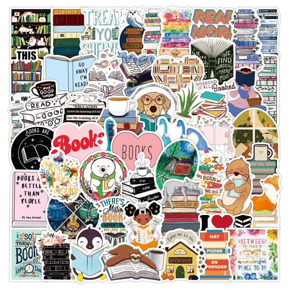 50 Pcs Vinyl Waterproof Sticker Pack for Water Bottle Laptop Guitar Skateboard Car Bike Motorcycle Hydro Flask Suitcase Luggage for Adults Teens