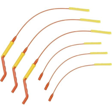 6 PCS Hair Drain Clog Remover, Drain Auger Cleaning Hair Clog Tool Kit with Rotating Handle and Micro-Hook Refill Wands for Kitchen Sink Bathtub