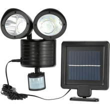 Dual Security Detector Solar Power Spot Light Motion Sensor 22 LED Floodlight for Outdoor Garden
