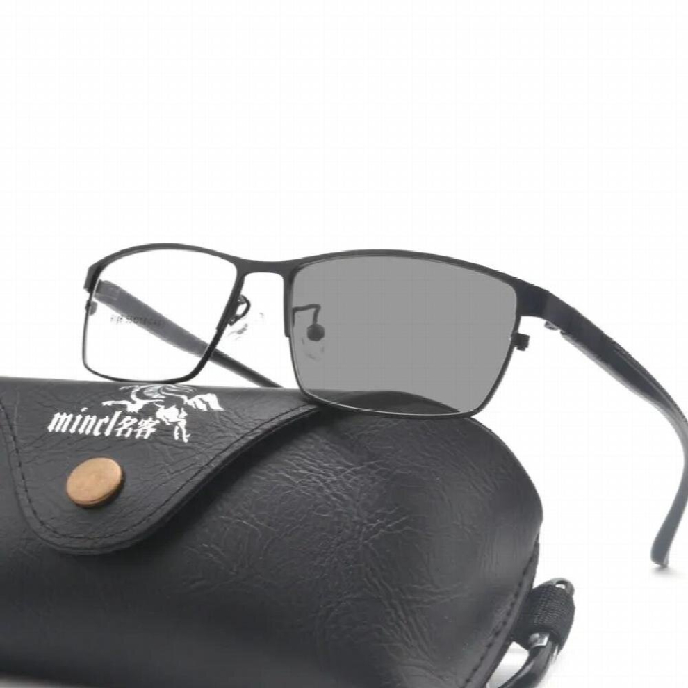 Multicoloured Square Progressive Multi-Focus Reading Glasses Transition Sunglasses Photochromic Reading Glasses Fml