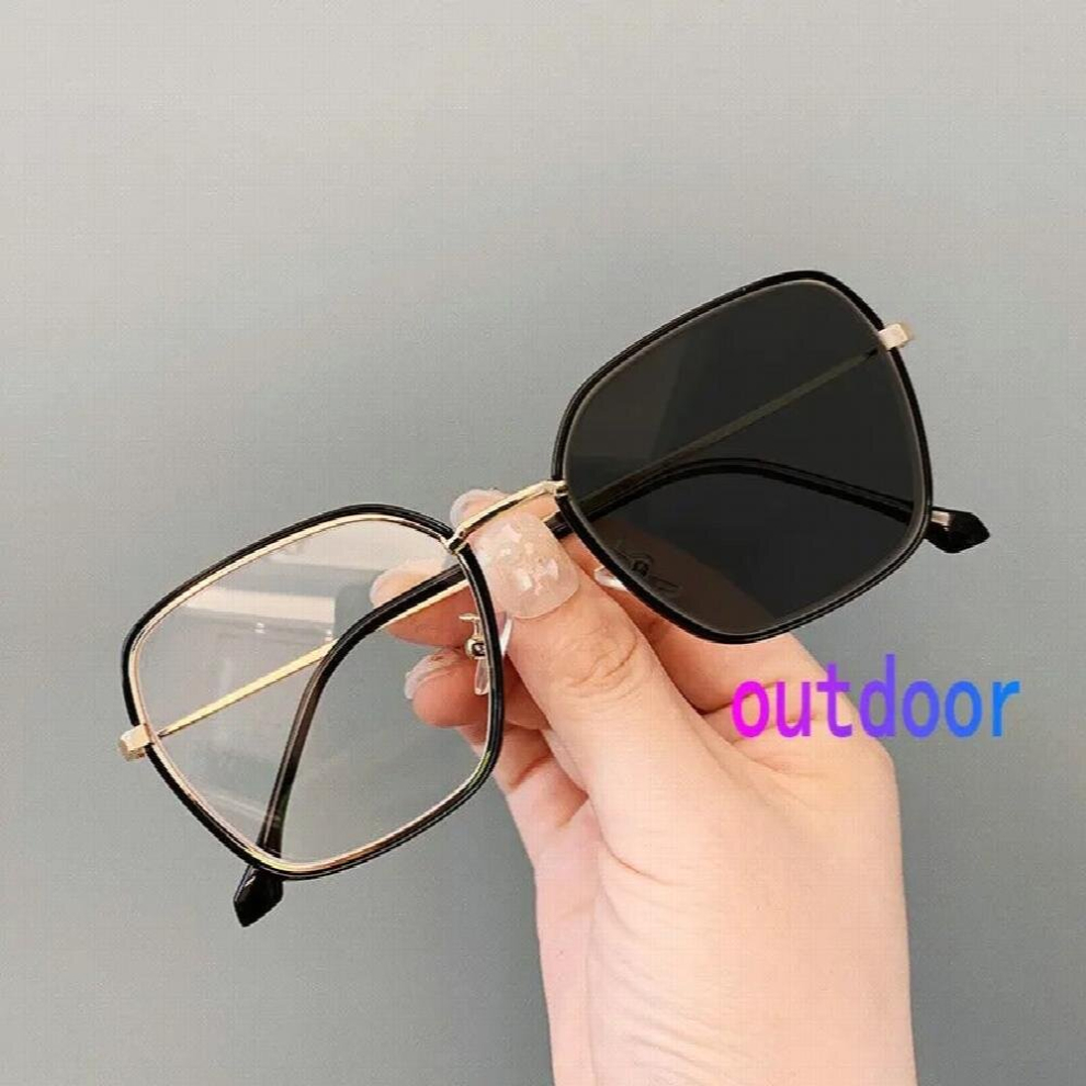 Multicoloured Square Progressive Multifocal Glasses Transition Sunglasses Photochromic Reading Glasses Points For Reader Near Far Sight Fml