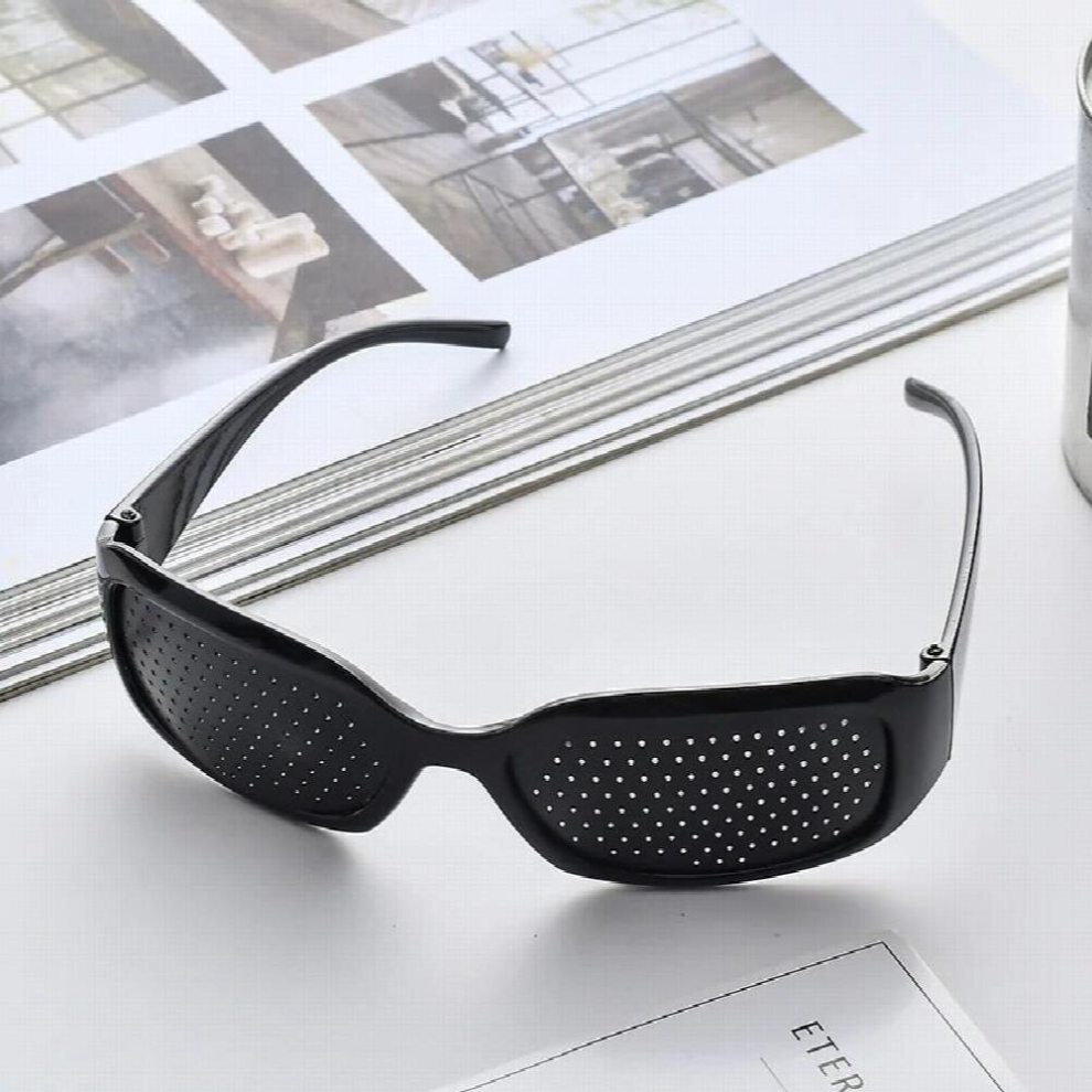 Multicoloured Vision Care Pin Hole Sunglasses Men Women Anti-Myopia Pinhole Glasses Eye Exercise Improve Eyesight Natural Healing Goggles