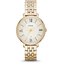 Fossile Fossile Women's Jacqueline Quartz en acier inoxydable Couleur de montre trois mains: Gold (mod le: ES3434)