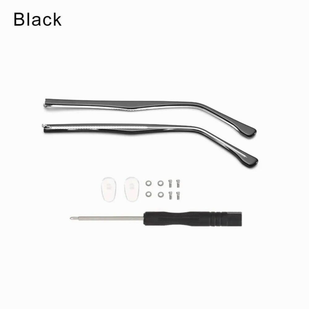 1 Pair Replacement Temple Plastic Arm Glasses Sunglasses Spectacle Crystal Plain Metal Leg Accessories Temples