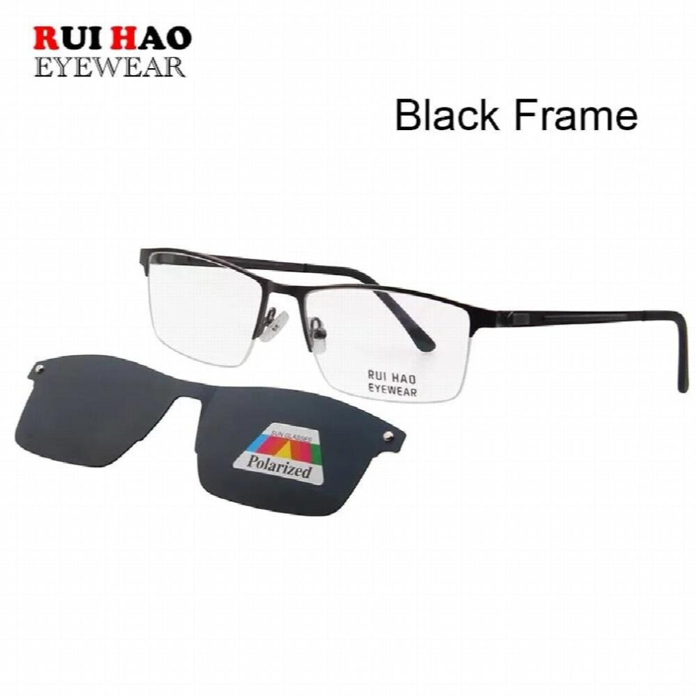 Multicoloured Optical Eyeglasses Frame And Sunglasses Polarized Half Rimless Glasses Frame Spectacles 94007