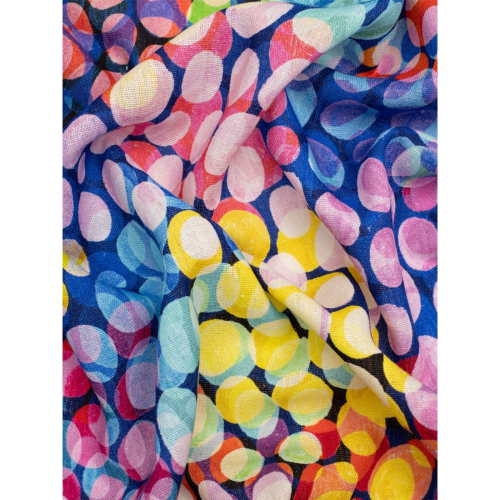 Minerva Exclusive Bubble Lights Linen Viscose Blend Fabric - per metre 2