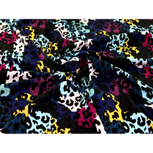 Minerva Exclusive Graphic Leopard Linen Viscose Blend Fabric - per metre