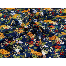 Minerva Exclusive Jungle Dreamer Linen Viscose Blend Fabric - per metre