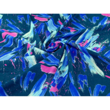 Minerva Exclusive Dynamic Brushstrokes Linen Viscose Blend Fabric - per metre