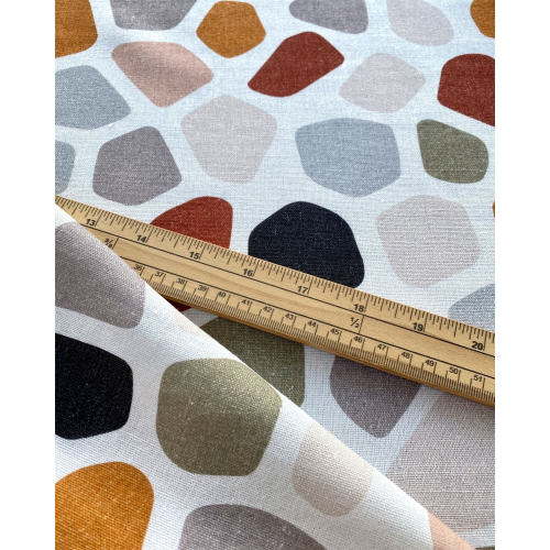 Minerva Exclusive Shingle Path Linen Viscose Blend Fabric - per metre 1