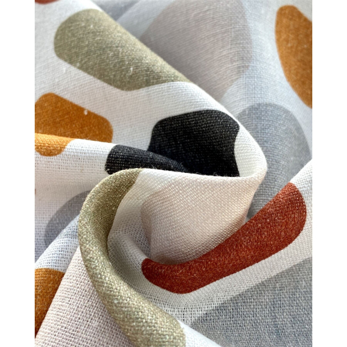 Minerva Exclusive Shingle Path Linen Viscose Blend Fabric - per metre 2