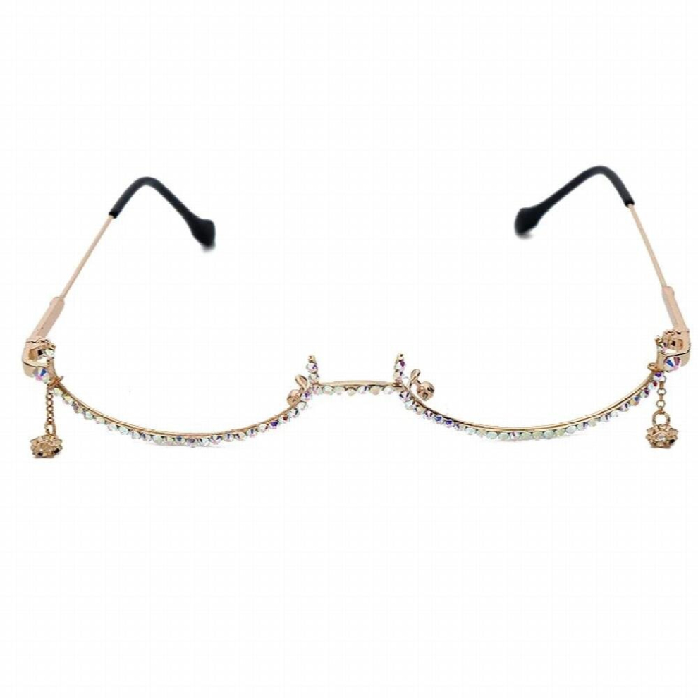 Rhinestone Eyeglass Frames Eye Glasses Frames For Women Diamond Eye Glasses Frames For Men Eyewear Sunglasses Decoration