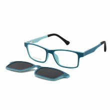 Kids Sunglasses Square Flexible Polarized Magneitic Clip-on Glasses TR90 Optical Children?s Eyeglasses Frames T3114