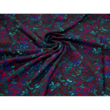 Minerva Exclusive Boudoir Bouquet Linen Viscose Blend Fabric - per metre