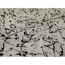Minerva Exclusive Surreal Spots Linen Viscose Blend Fabric - per metre