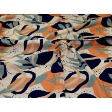 Minerva Exclusive Herbal Halo Linen Viscose Blend Fabric - per metre
