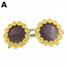 Kids Sunglasses Children Round Flower Sunglasses Girls Boys Baby Sport Shades Glasses UV400 Outdoor Sun Protection Eyewear