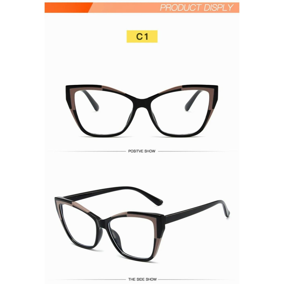 Transparent Computer Glasses Frame Women Men Anti Light Eyewear Plain Blocking Glasses Optical Spectacle Eyeglass 9146