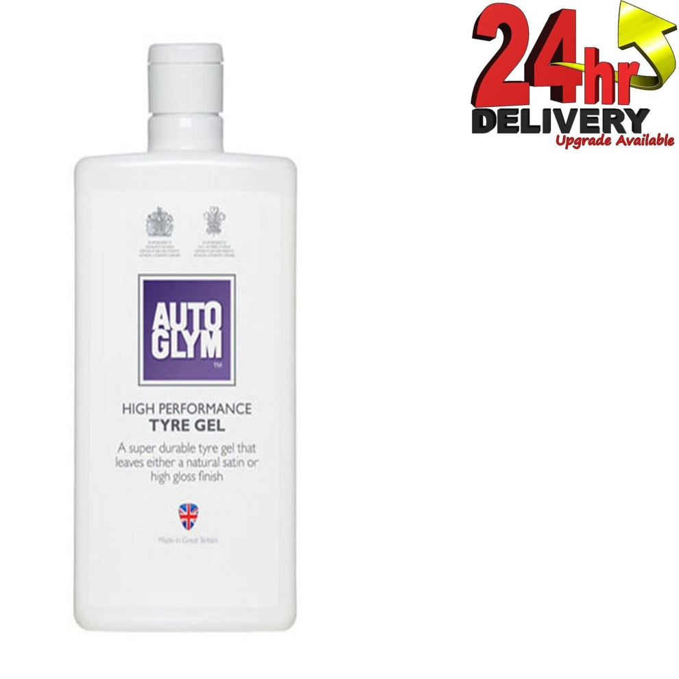 AutoGlym High Performance Tyre Gel 500ml Leaves Natural Satin/High Gloss Finish