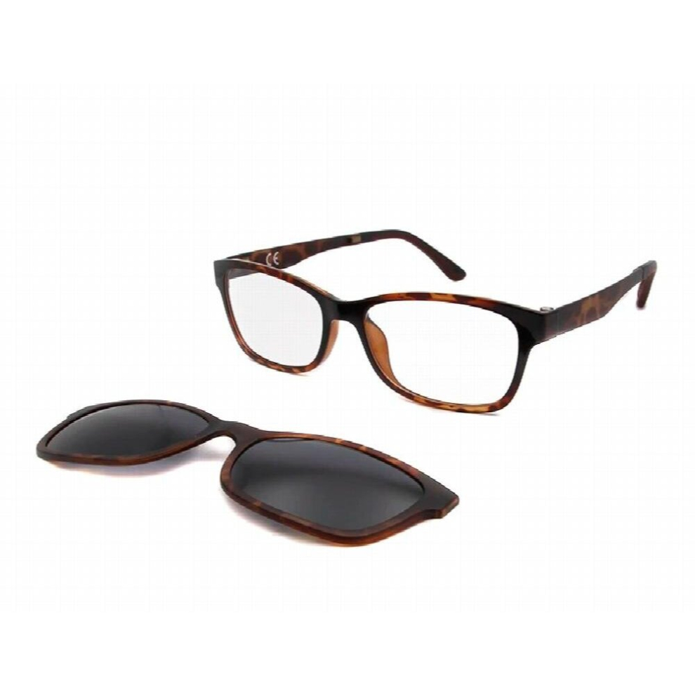 Nerd Glasses Frame Women Men with Clip On Sunglasses Polarized Sun Glasses Lens Driving Glass Ultem Spectacle Frame-image-OPC-PCRDRNT-NEW