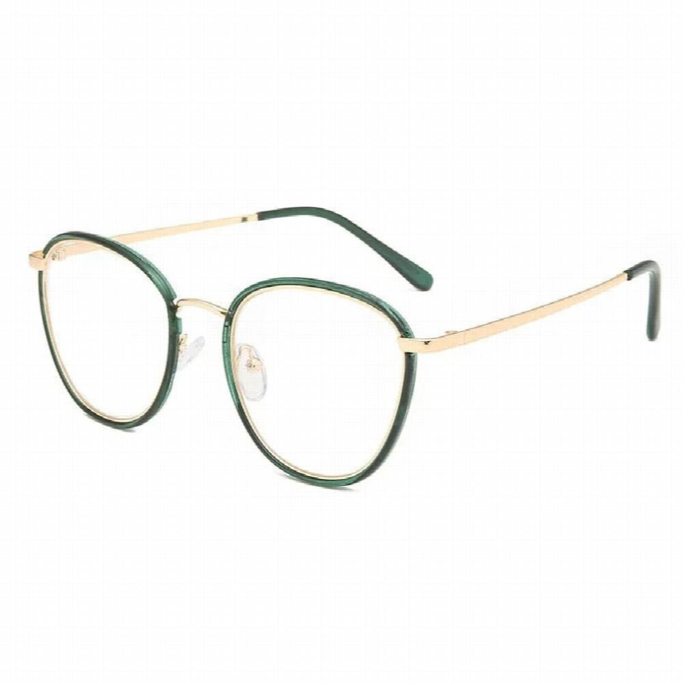 Vintage Round Metal Women Glasses Frame Clear Lens Eyewear Men Classic Optical Myopia Eyeglasses Frame