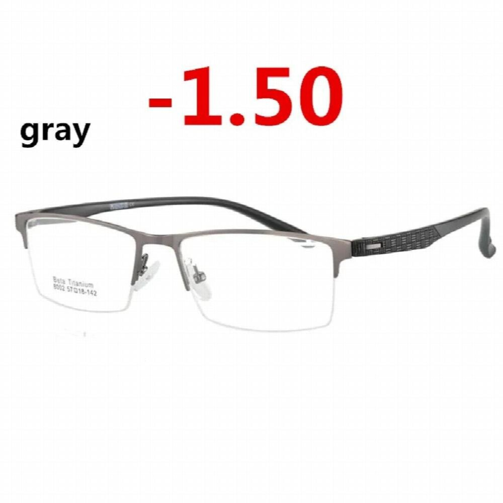 Anti Reduce Rays Light Sun Photochromic Myopia Eyeglasses Optical Computer Finished Myopia Eyewear Glasses Frame Men