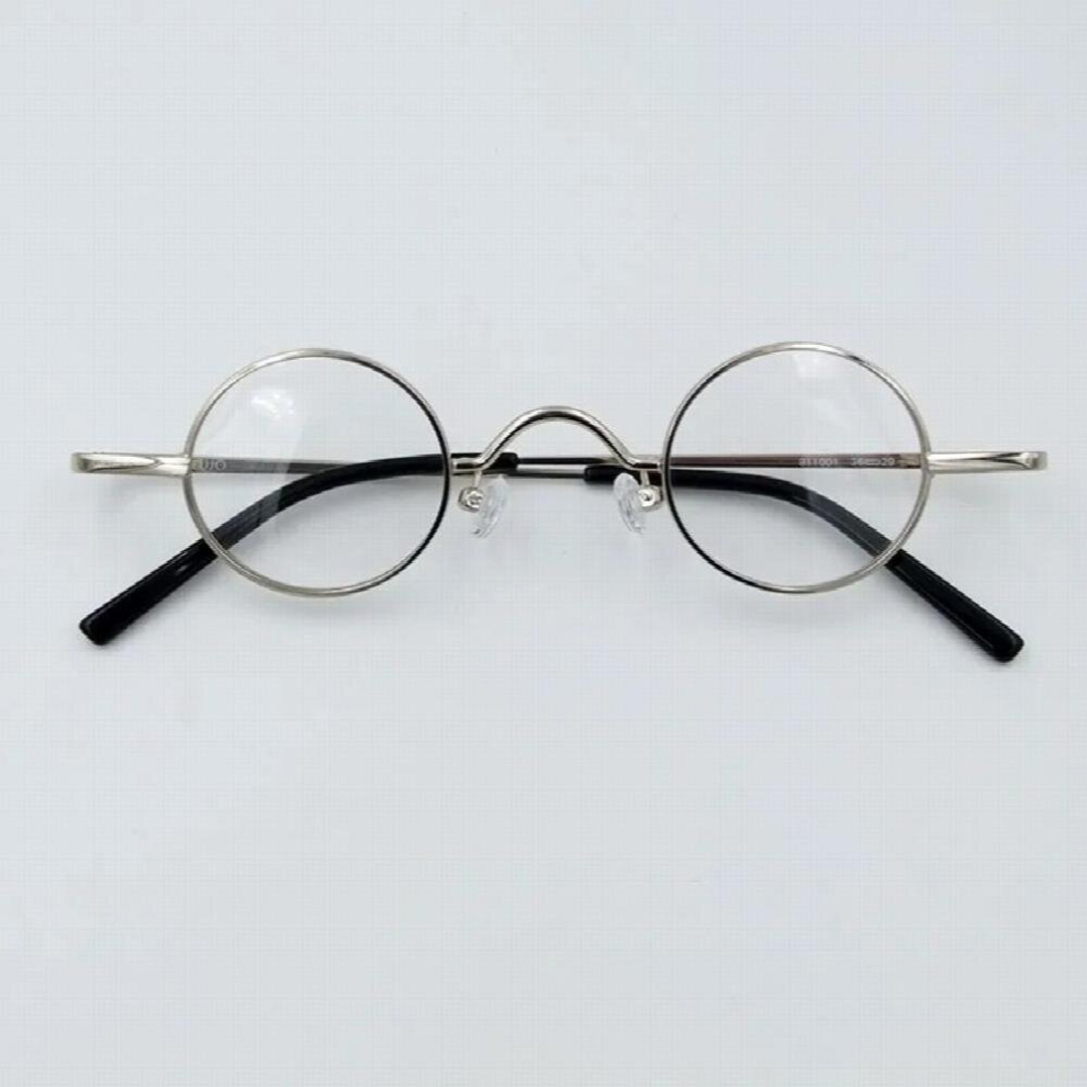 Multicoloured Vintage Silver Small Round Frame Myopia Prescription Glasses For Men And Women Retro Reading Glasses Uv400 Polarized Sunglasses