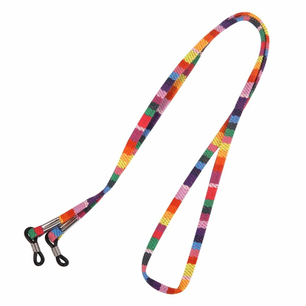 1PCS Colorful Cotton Sunglasses Strap Eyeglass Chain Cord Reading Glasses Chain String Holder Neck Cord Eyewear Glasses string