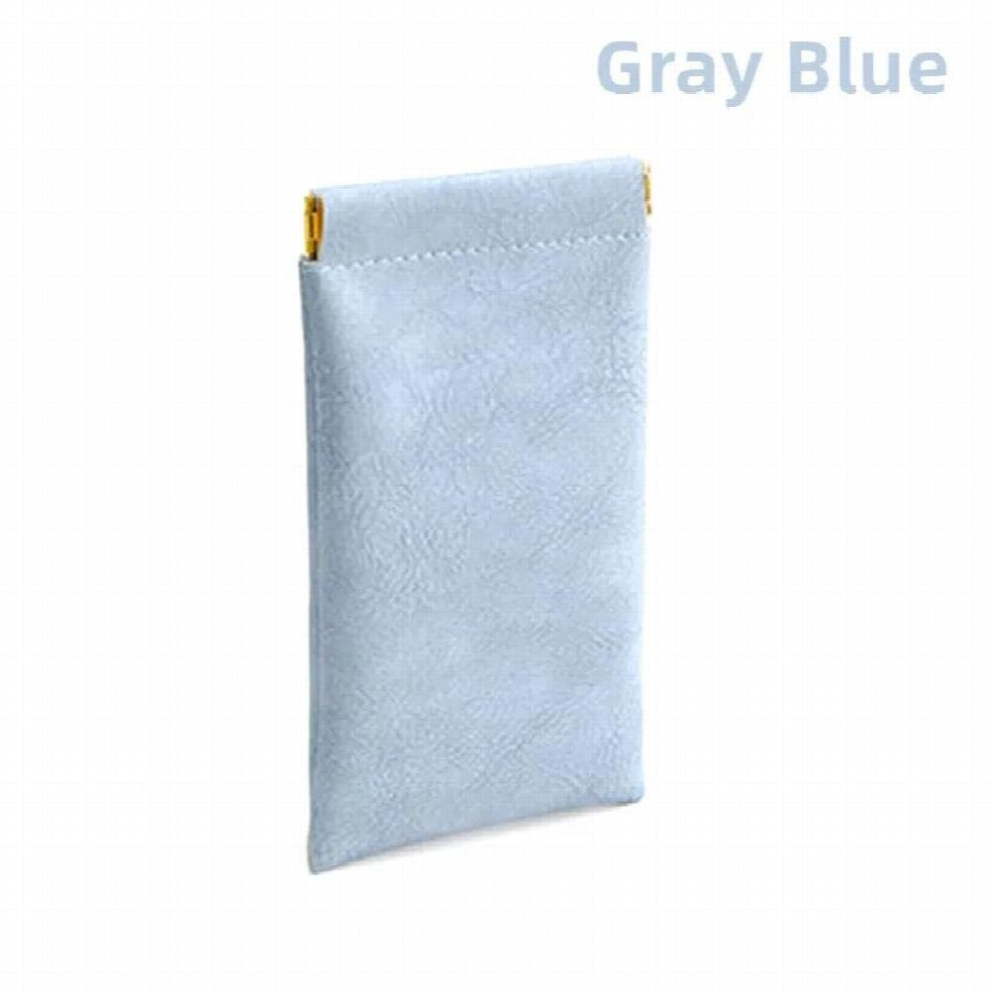 Soft PU Leather Reading Glasses Bag Cases Waterproof Solid Eye Glasses Sunglasses Pouch Storage Bags Eyewear Accessories