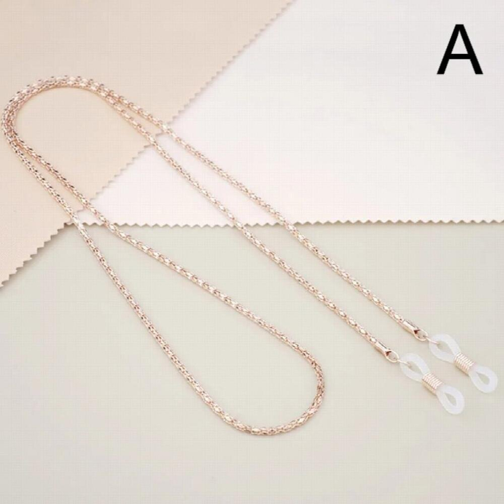 Reading Glasses Chain for Women Metal Sunglasses Cords Silver Lanyard Metal Rope Eyewear Accessories