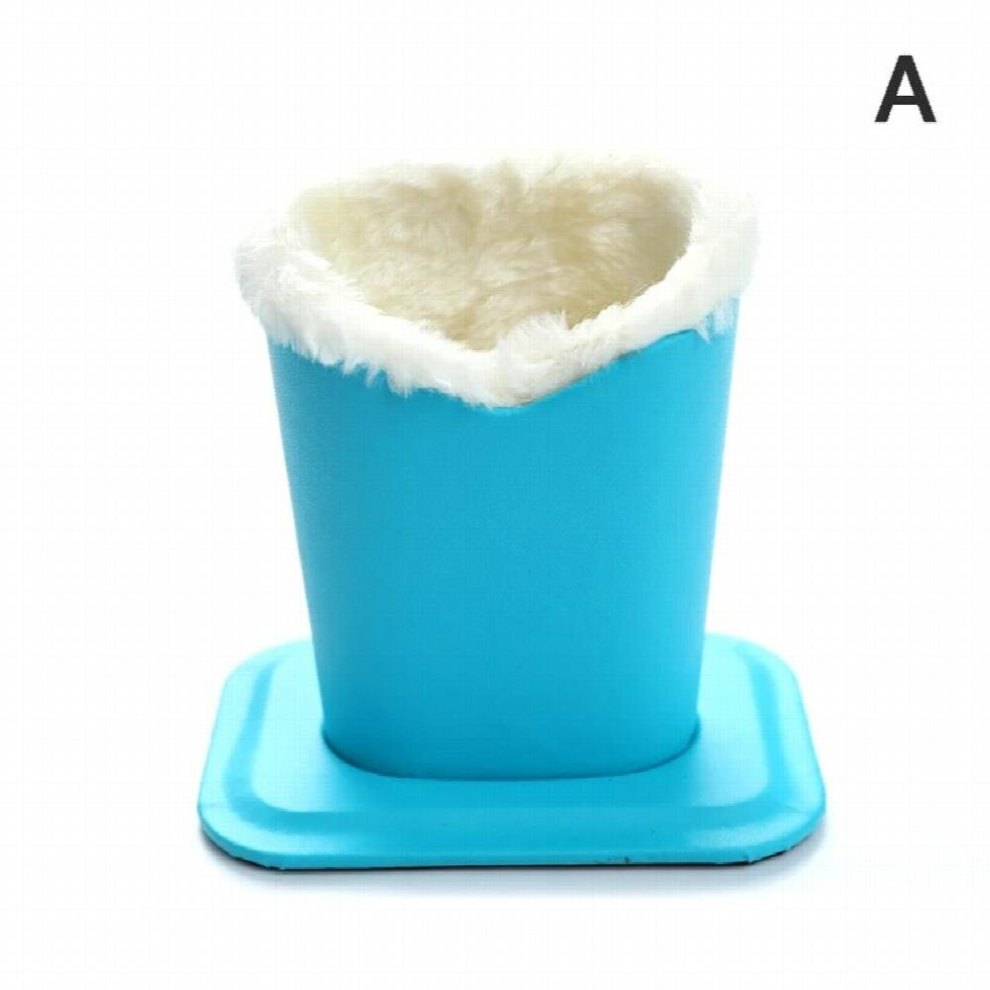 PU Leather Eyeglass Holders Sunglass Stands With Soft Plush Lining Eyeglass Holder Stands Safe Plush Lined Glasses Case