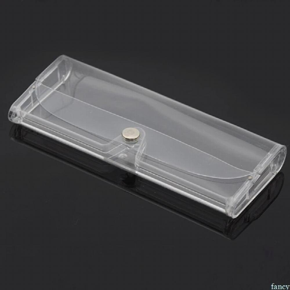 Multicoloured Stylish Transparent Eye Glasses Sunglasses Soft Case Box Portable Protector Holder