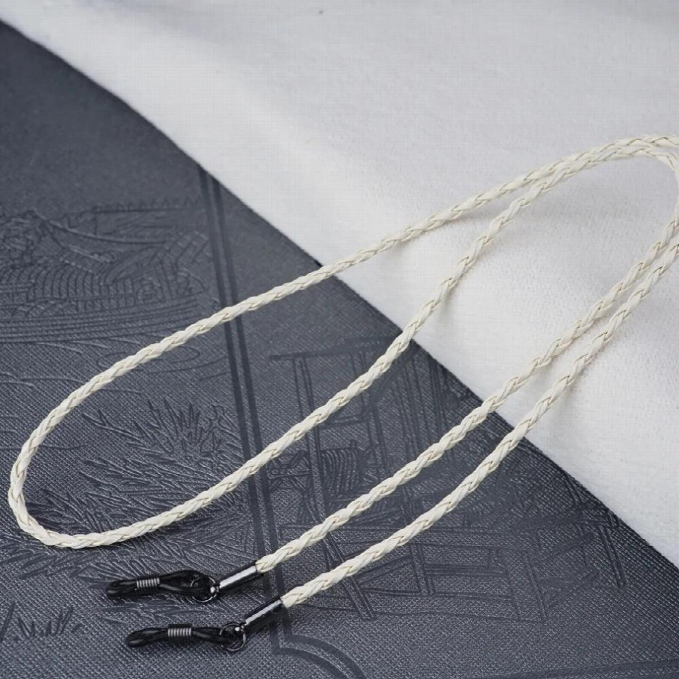 White Fried Dough Twists Pu Rope Glasses Multi-Color Sunglasses Hanging Chain Women Men Reading Glasses Knitting Ropes Eyewear
