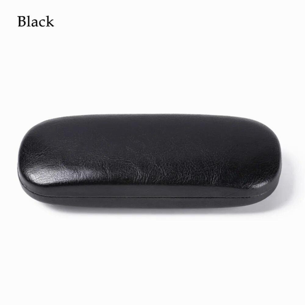 1PC Unisex Leather Eye Glasses Hard Shell Protector Reading Eyewear Case Portable Storage Sunglasses Box