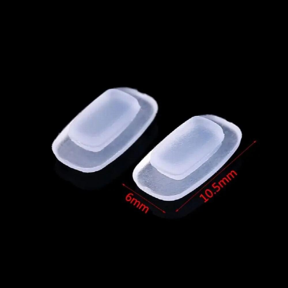 Multicoloured 5 Pairs Inserted Square Silicone Airbag Soft Nose Pads On Glasses Slot Glasses Accessories Care Anti-Slip Tool For Sunglasses