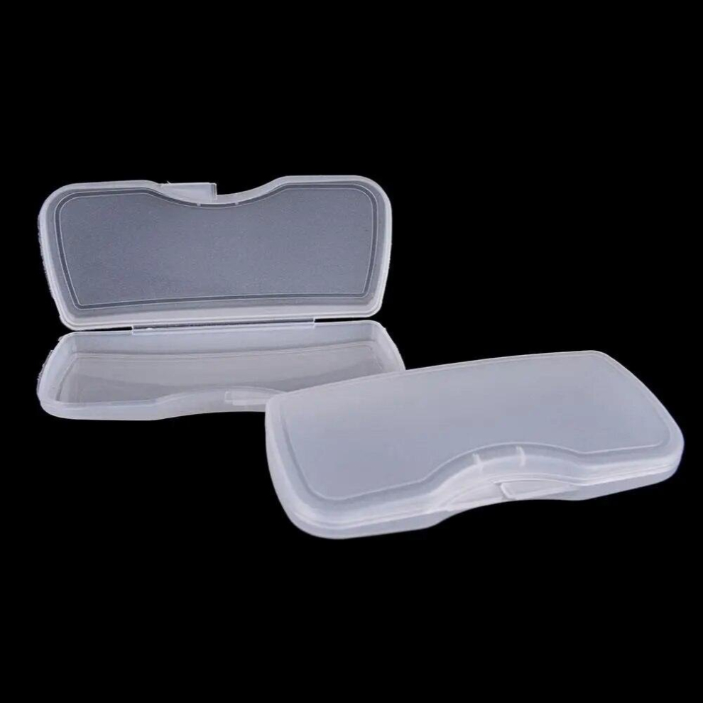 1pc PVC Plastic Durable Transparent Matte Polarized Clip Sunglasses Glasses Case Hard Box Eyewear Accessories