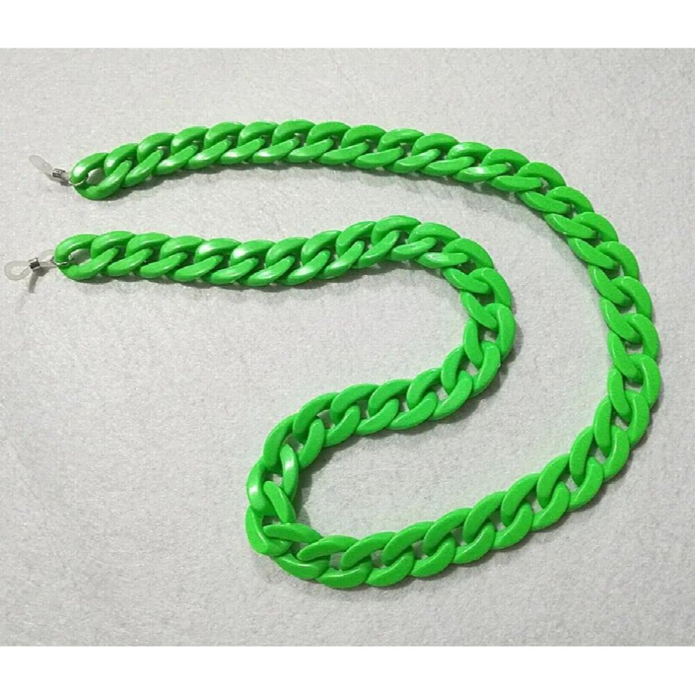 Solid Acrylic Sunglasses Chain Women Reading Glasses Hanging Neck Chain Largand Glasses Chain Eyeglasses Strap